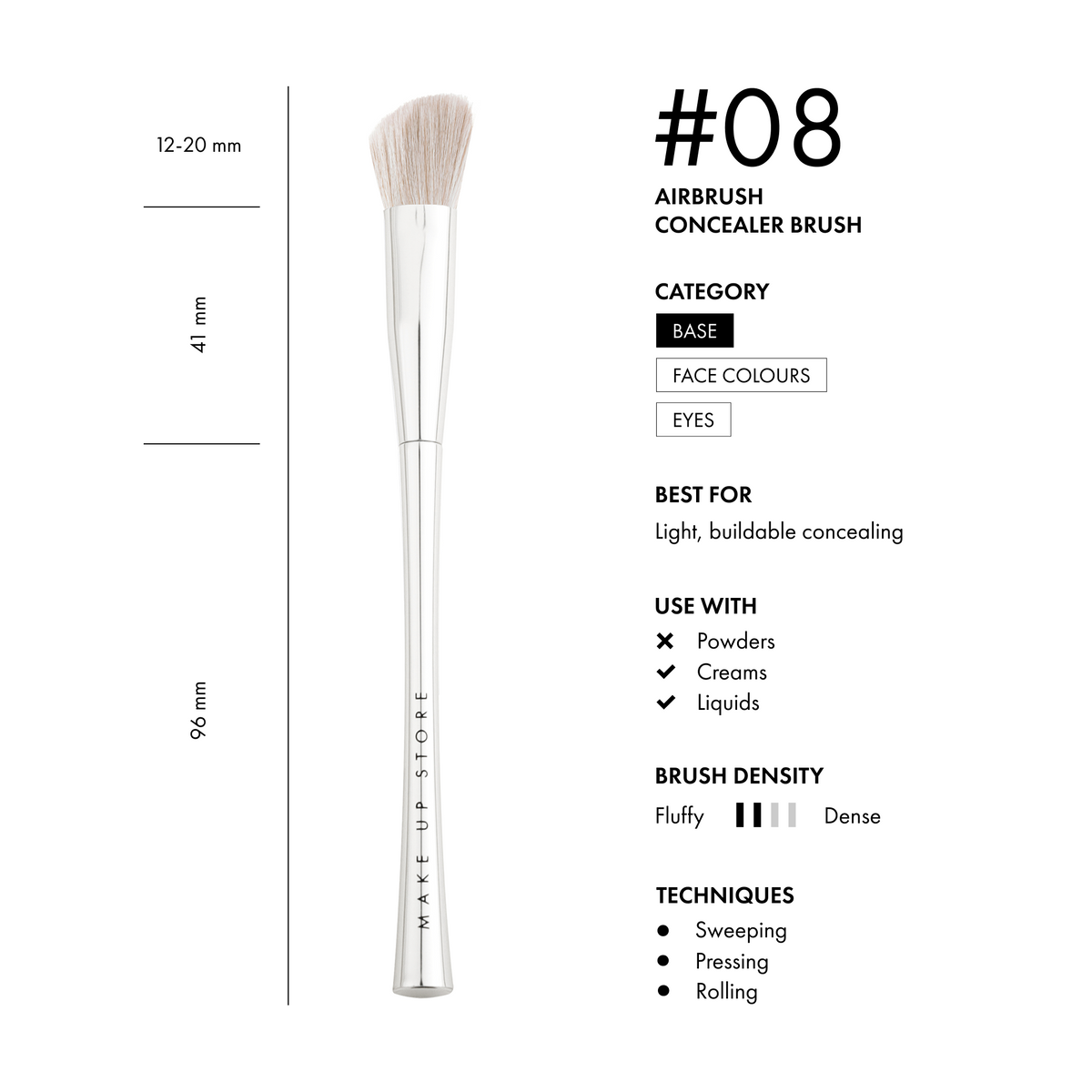 Airbrush Concealer Brush #08
