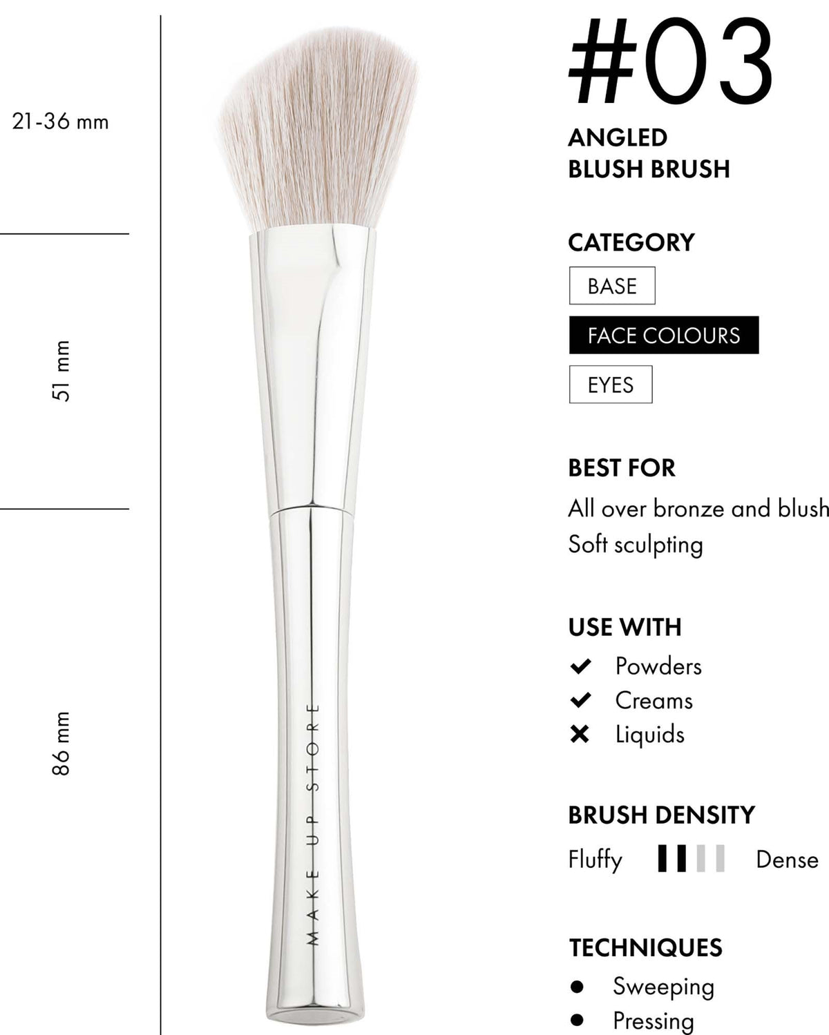 Angled Blush Brush #03