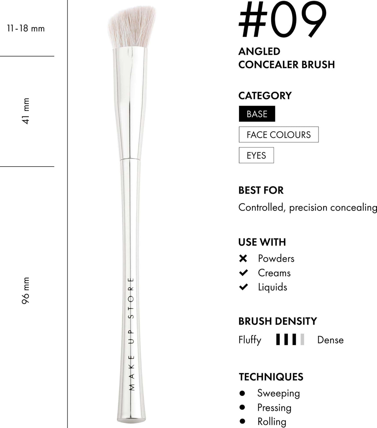 Angled Concealer Brush #09