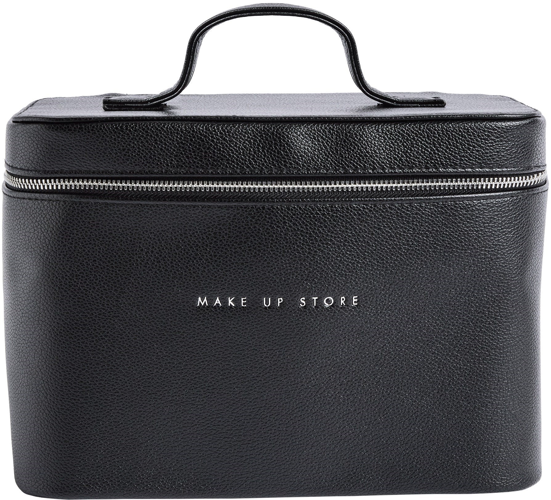 Big organizer toiletry bag - black PU Leather