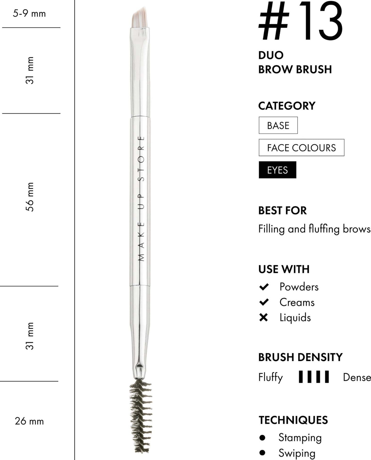 Duo Brow Brush #13
