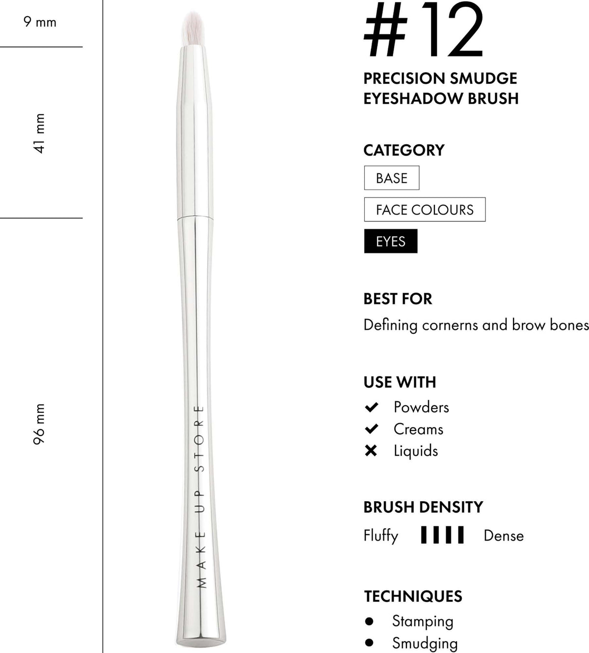Precision Smudge Eyeshadow Brush #12