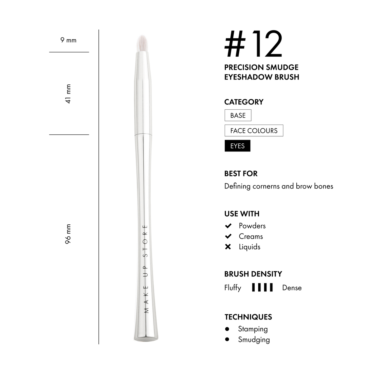 Precision Smudge Eyeshadow Brush #12