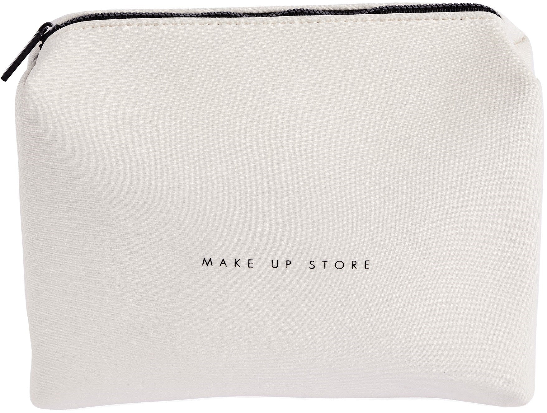 White neoprene toiletry bag - big