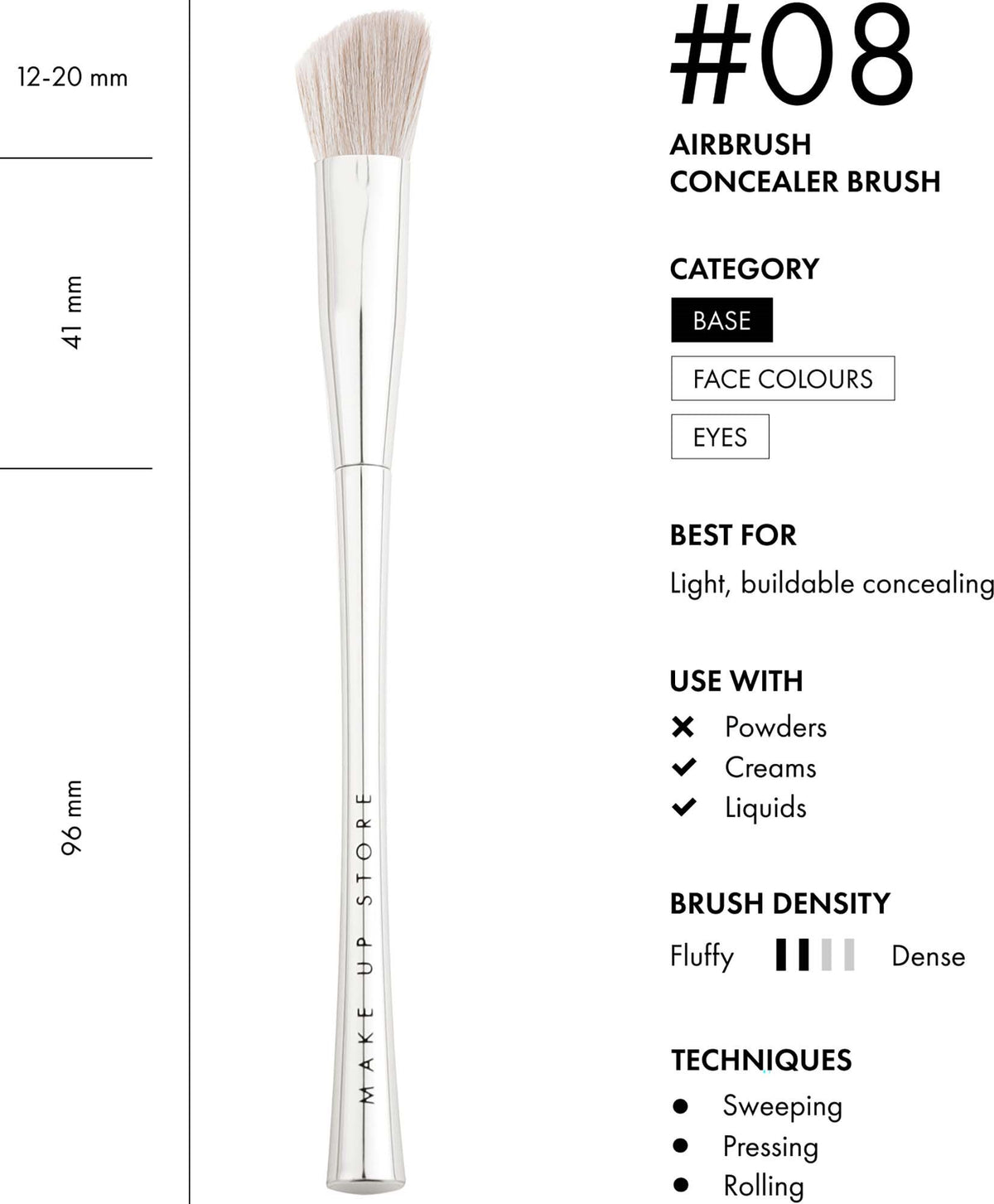 Airbrush Concealer Brush #08