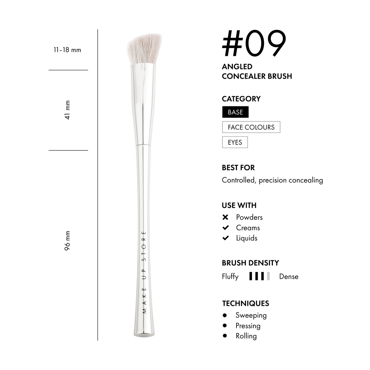 Angled Concealer Brush #09