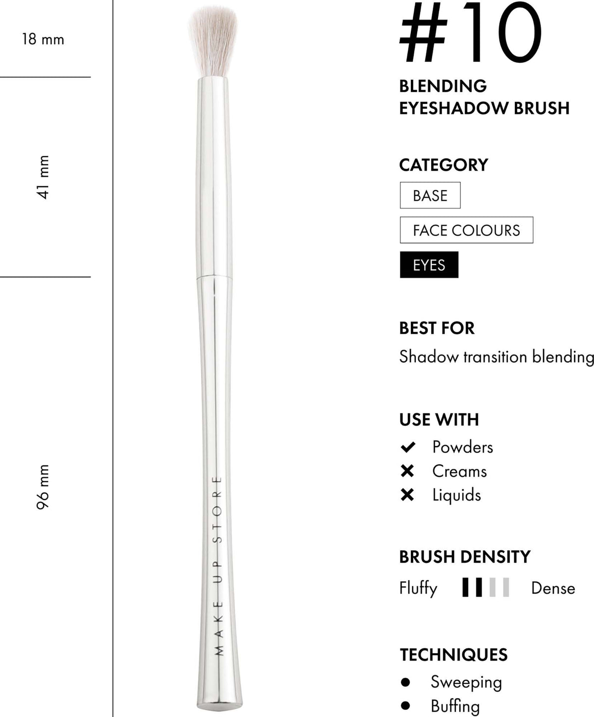 Blending Eyeshadow Brush #10