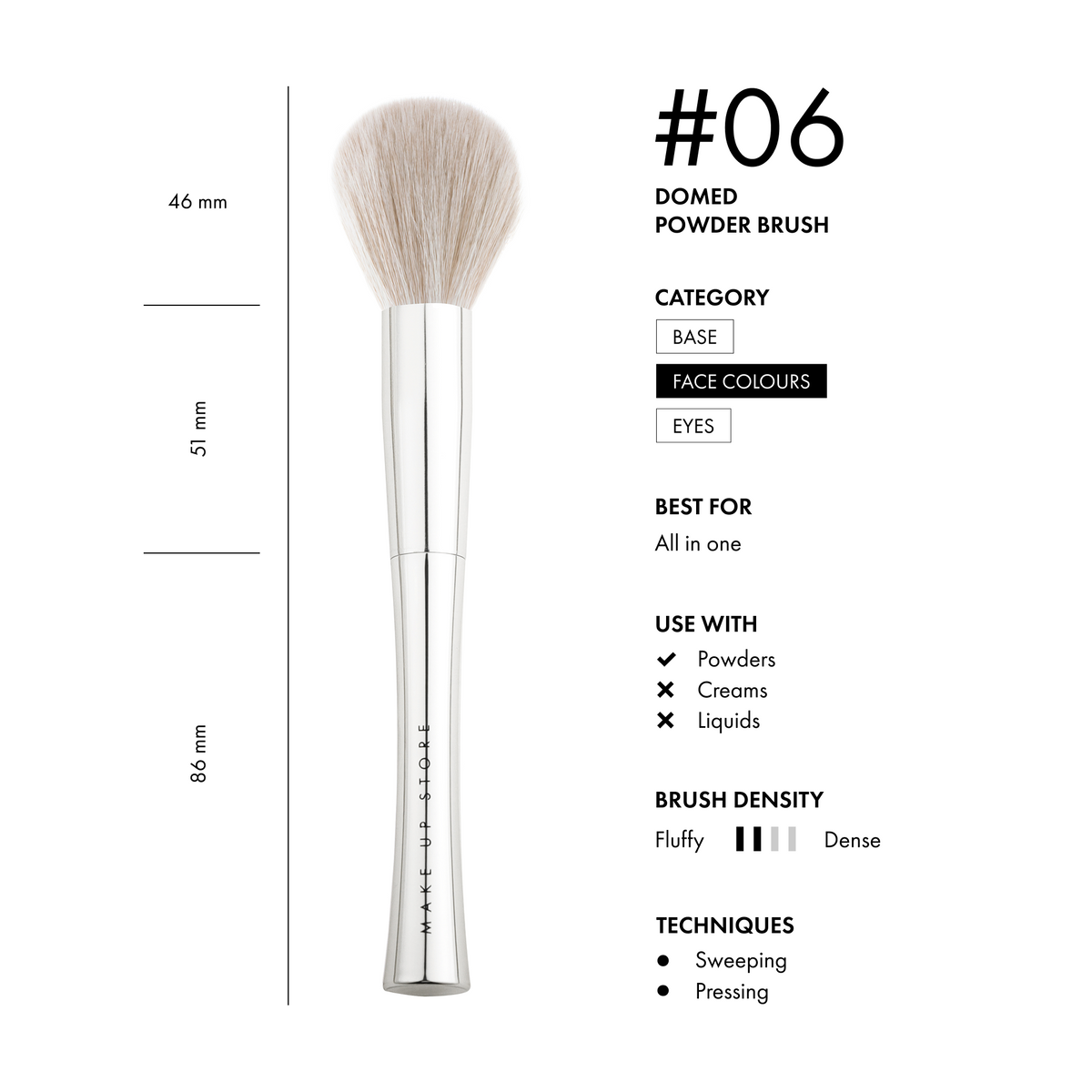 Domed Powder Brush #06