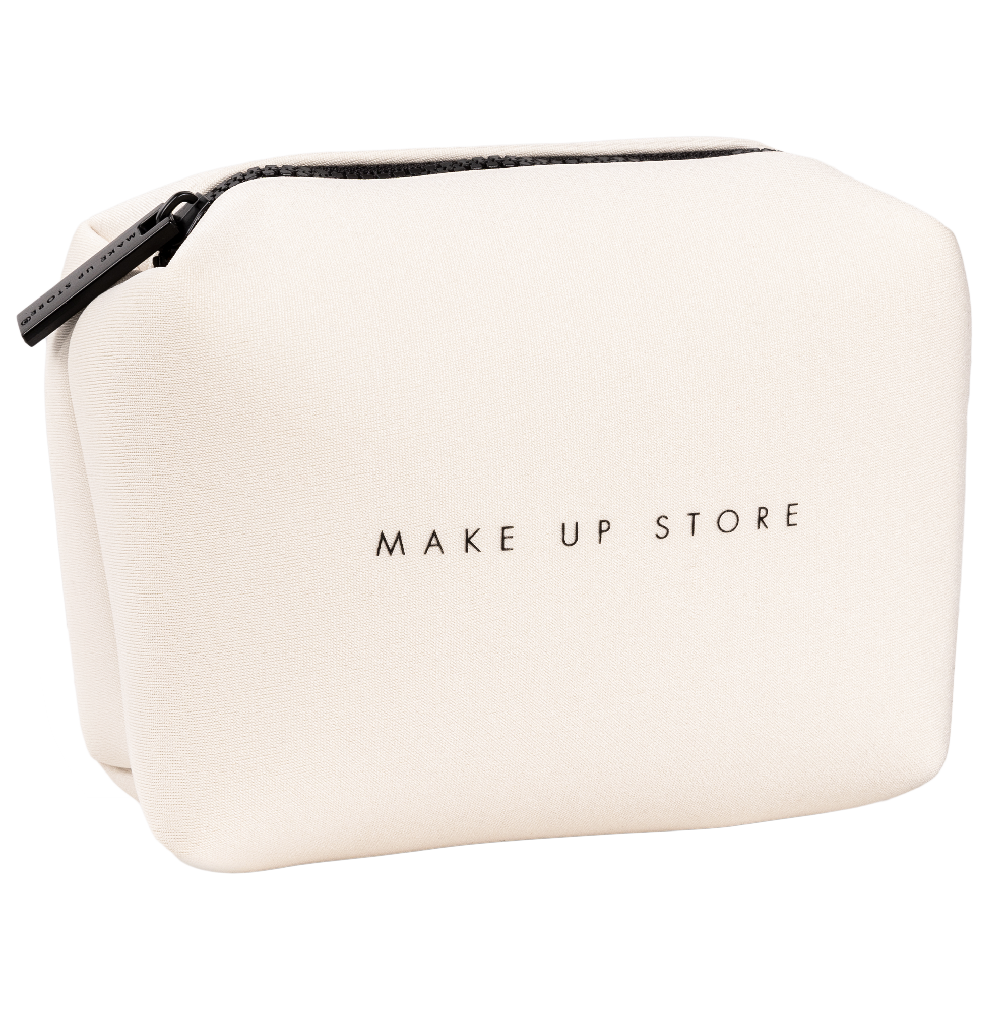 White neoprene toiletry bag - small