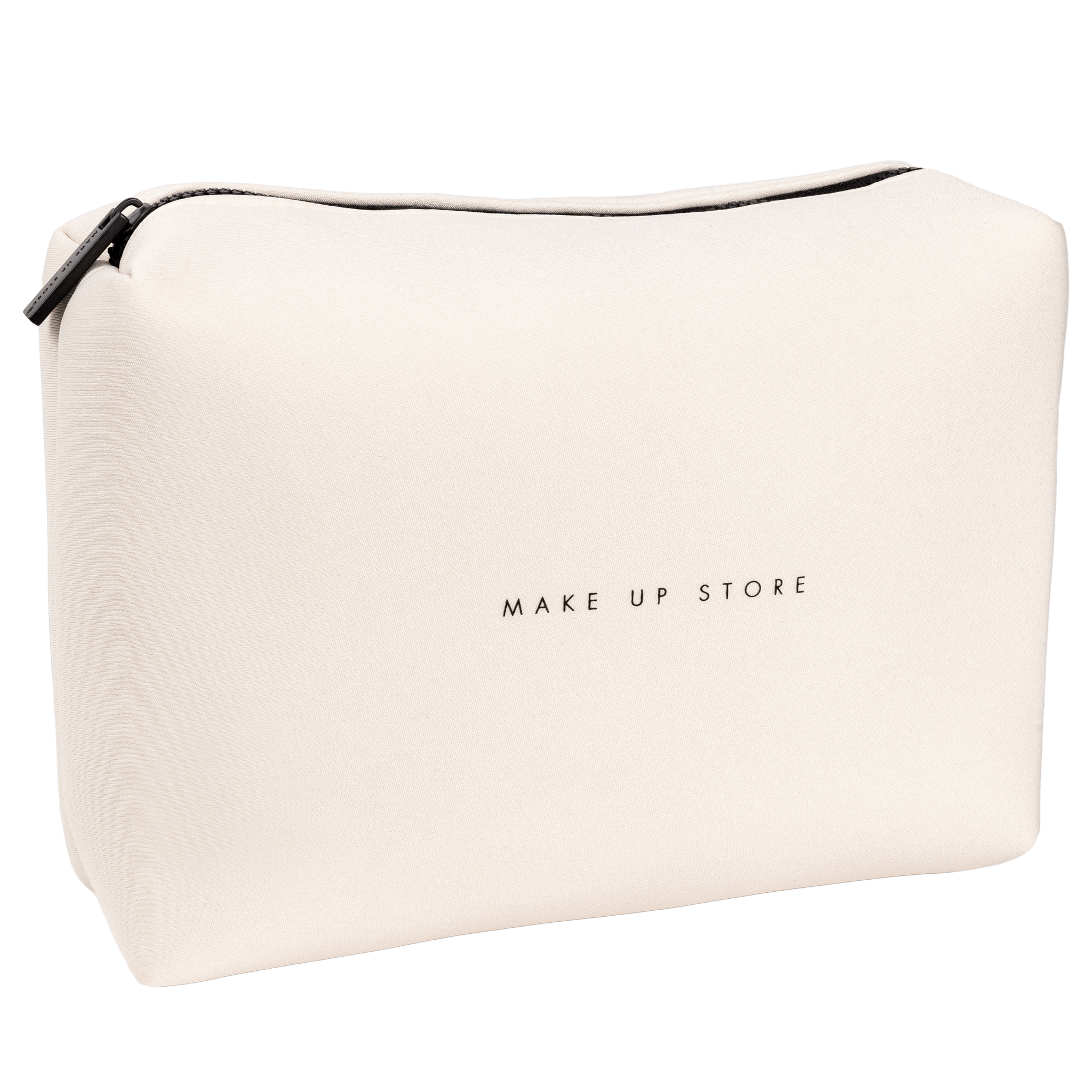 White neoprene toiletry bag - big