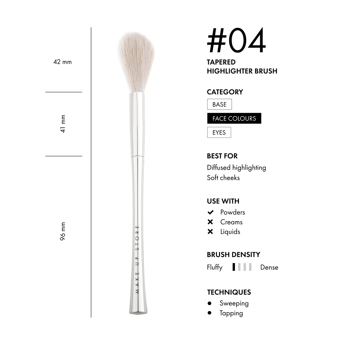 Tapered Highlighter Brush #04